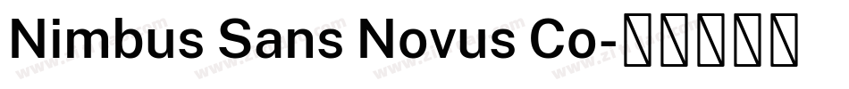 Nimbus Sans Novus Co字体转换